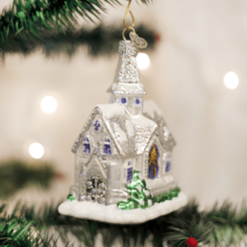 Old World Christmas Glass Ornament - Sparkling Cathedral