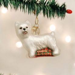 Old World Christmas Glass Ornament - Westie