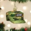Old World Christmas Glass Ornament - Army Cap -Holiday Ornaments Sales old world christmas ornament army cap 15