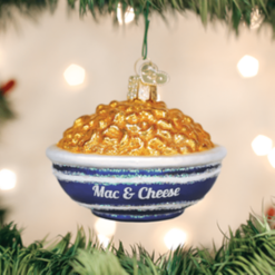 Old World Christmas Glass Ornament - Bowl Of Mac And Cheese
