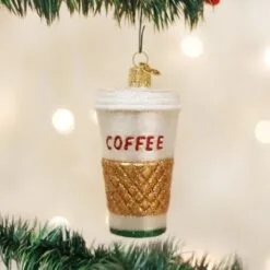 Old World Christmas Glass Ornament - Coffee To Go