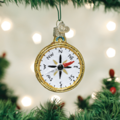 Old World Christmas Glass Ornament - Compass