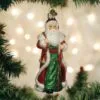Old World Christmas Glass Ornament - Father Christmas With Bells -Holiday Ornaments Sales old world christmas ornament father christmas with bells 12