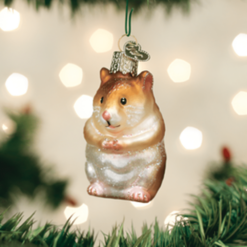Old World Christmas Glass Ornament - Hamster