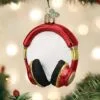 Old World Christmas Glass Ornament - Headphones