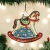 Old World Christmas Glass Ornament - Rocking Horse -Holiday Ornaments Sales old world christmas ornament rocking horse 15