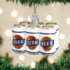 Old World Christmas Glass Ornament - Six Pack Of Beer -Holiday Ornaments Sales old world christmas ornament six pack of beer 15