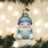 Old World Christmas Glass Ornament - Snow Baby Boy -Holiday Ornaments Sales old world christmas ornament snow baby boy 15
