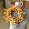 Sunshine Smilax Candle Ring - Fall Candle Ring - 6.5in