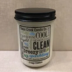 Swan Creek Candle - Crisp Cotton - 12oz