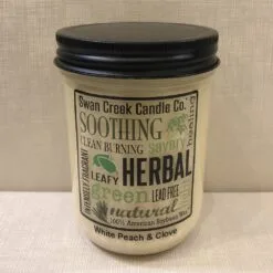 Swan Creek Candle - White Peach Clove - 12oz