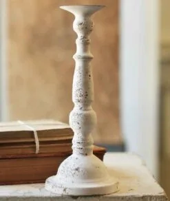 Taper Candle Holder - Alette - Cream - 11.5in H