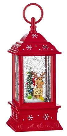 Water Lantern - Dog With Antlers - Battery Operated - 9.5in 3 Water Lantern - Dog With Antlers - Battery Operated - 9.5in