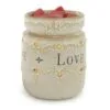 Wax Melt/Wax Tart Warmer - With Removable Dish - Live Love Laugh